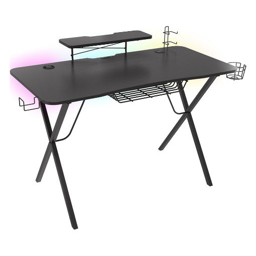 Εικόνα της Gaming Desk Genesis Holm 300 RGB 120 x 60 x 75 cm Black NDS-1550