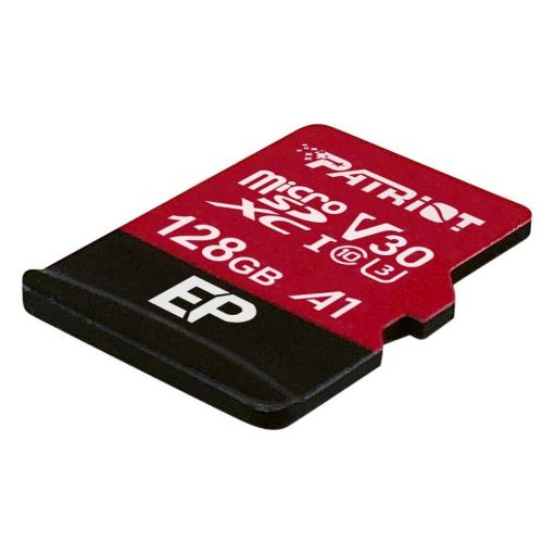 Εικόνα της Κάρτα Μνήμης microSDXC Patriot EP Series 128GB Class 10 Black/Red + SD Adapter PEF128GEP31MCX