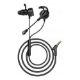 Εικόνα της Gaming Earphones White Shark Blackbird με Μικρόφωνο Black GE-537