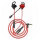Εικόνα της Gaming Earphones White Shark Eagle με Μικρόφωνο Black/Red GE-536