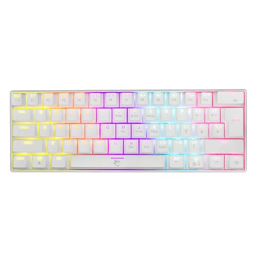 Εικόνα της Πληκτρολόγιο White Shark Shinobi 2 60% RGB Hot-Swappable Red Switches (US) White GK-004211