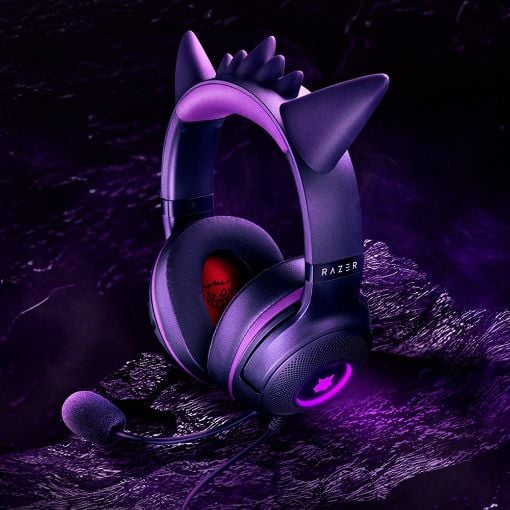 Εικόνα της Headset Razer Kraken Kitty v2 Gengar Pokemon Edition RZ04-04730300-R3M1
