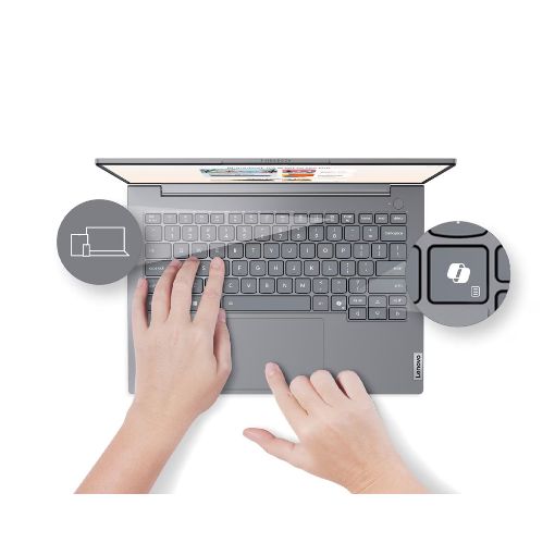 Εικόνα της Laptop Lenovo ThinkBook 14 Gen8 IAL 14" Intel Core Ultra 5-225U 16GB 512GB SSD Win11 Pro Arctic Grey 21SJ0080GM