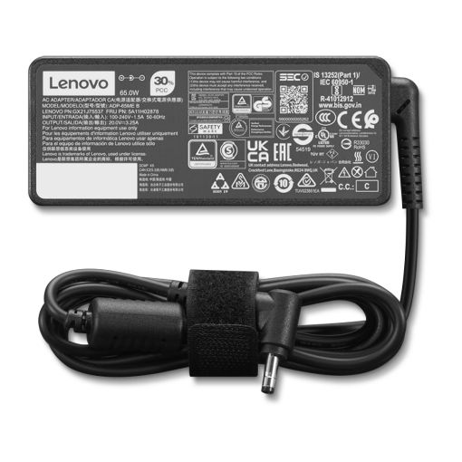 Εικόνα της Τροφοδοτικό Lenovo 65W (Round Tip) Black 4X21K07722