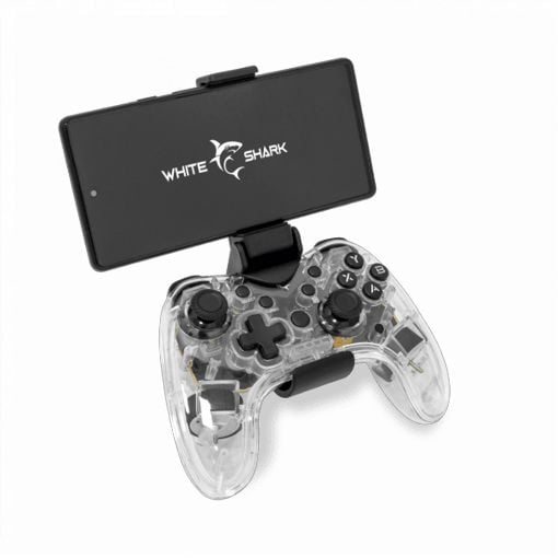 Εικόνα της Controller White Shark Legion for PC/PS4/Switch/Mobile Bluetooth Transparent GPW-8039