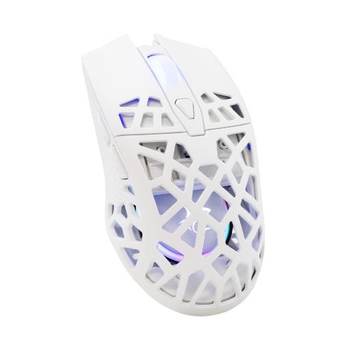 Εικόνα της Ποντίκι White Shark Caradoc RGB White GM-5018