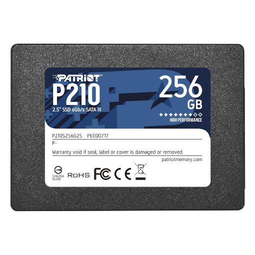 Εικόνα της Δίσκος SSD Patriot P210 256GB 2.5" SATA III P210S256G25
