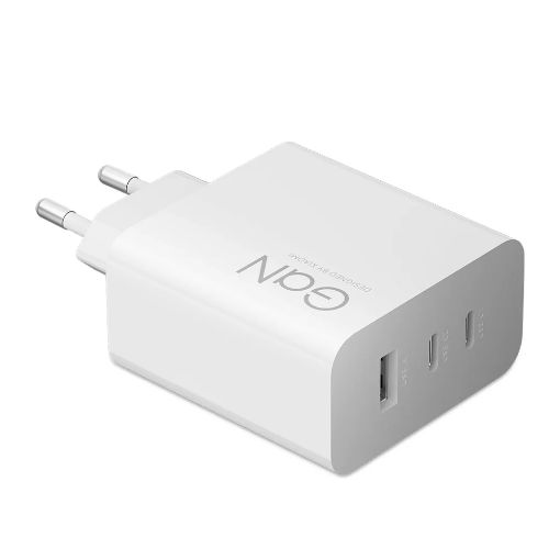 Εικόνα της Φορτιστής Xiaomi HyperCharge GaN 2x USB-C & USB-A 90W White BHR087MEU