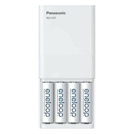 Εικόνα της Φορτιστής Μπαταριών Panasonic Eneloop Smart Plus BQ-CC87 Ni-MH AA/AAA & 4x Μπαταρίες AA 2000mAh 19799