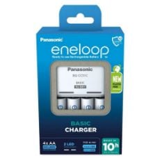 Εικόνα της Φορτιστής Μπαταριών Panasonic Eneloop Basic BQ-CC51 Ni-MH AA/AAA & 4x Μπαταρίες AA 2000mAh 19607