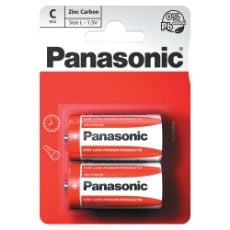 Εικόνα της Μπαταρίες Zinc C Panasonic 1.5V 2τμχ 10864