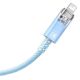Εικόνα της Καλώδιο Baseus Explorer Fast Charging USB-A to Lightning 1m 2.4A Light Blue CATS010003