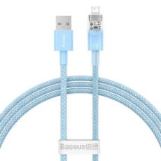Εικόνα της Καλώδιο Baseus Explorer Fast Charging USB-A to Lightning 1m 2.4A Light Blue CATS010003