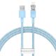Εικόνα της Καλώδιο Baseus Explorer Fast Charging USB-A to Lightning 1m 2.4A Light Blue CATS010003