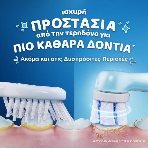 Εικόνα της Ανταλλακτικές Κεφαλές Ηλεκτρικής Οδοντόβουρτσας Oral-B iO Kids Disney Stitch 4τμχ