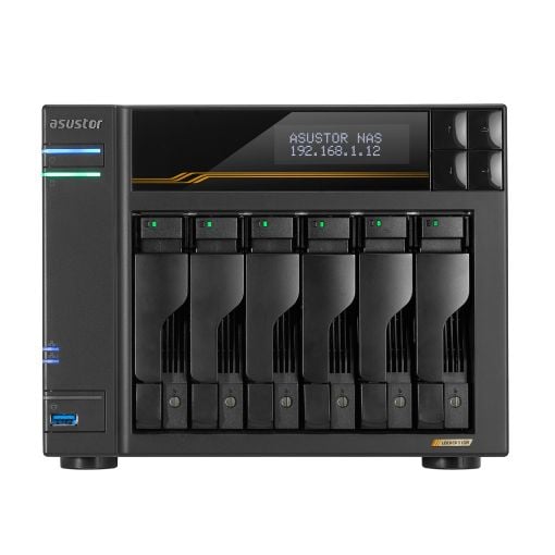 Εικόνα της Nas Asustor Lockerstor 6 Gen3 6-Bay 16GB AS6806T