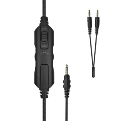 Εικόνα της Headset White Shark Elephant GH-2540 Black