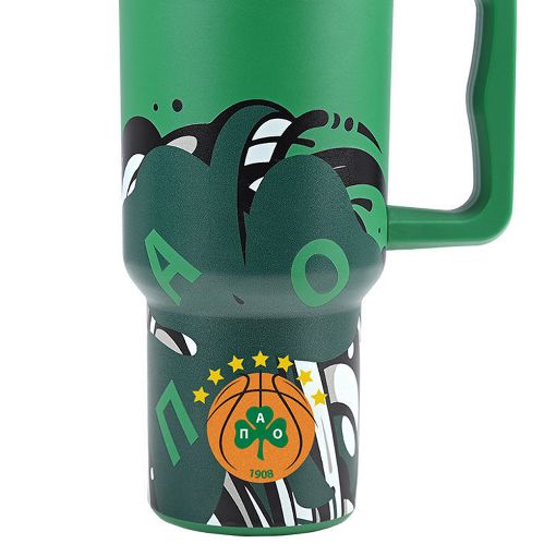 Εικόνα της Θερμός Estia Straw Tumbler XL Panathinaikos BC Edition We The Greens 900ml 01-35990