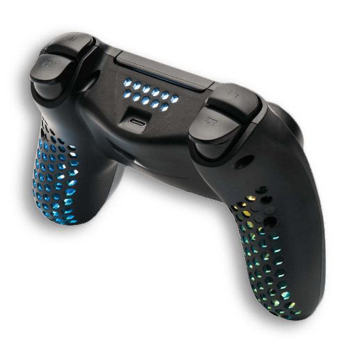 Εικόνα της Controller White Shark Legatus for PS4/PS3/PC/Mobile RGB Bluetooth Black GPW-4009