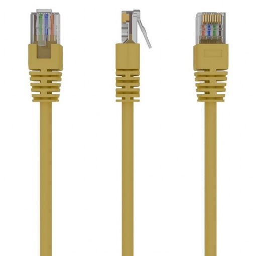 Εικόνα της Καλώδιο Δικτύου Cablexpert UTP CAT.5e 0.5 m Yellow PP12-0.5M/Y