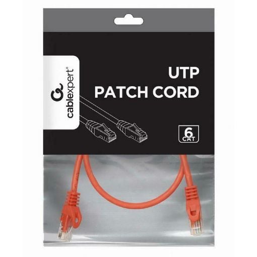 Εικόνα της Καλώδιο Δικτύου Cablexpert U/UTP Cat.6 0.5m Red PP6U-0.5M/R