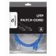 Εικόνα της Καλώδιο Δικτύου Cablexpert U/UTP Cat.6 0.5m Blue PP6U-0.5M/B