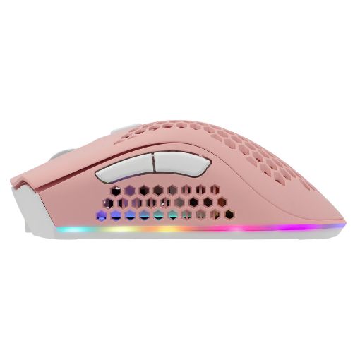 Εικόνα της Ποντίκι White Shark Lionel RGB Wireless Pink