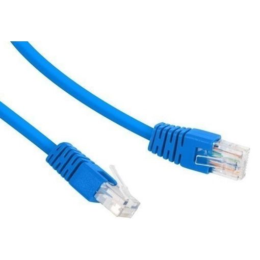 Εικόνα της Καλώδιο Δικτύου Cablexpert Ethernet U/UTP Cat.6 1m Blue PP6U-1M/B