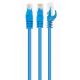 Εικόνα της Καλώδιο Δικτύου Cablexpert Ethernet U/UTP Cat.6 1m Blue PP6U-1M/B