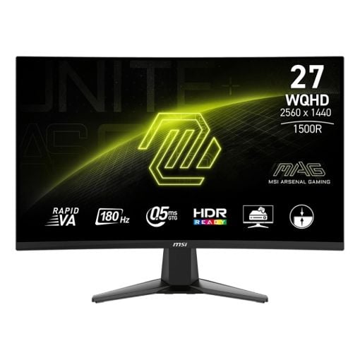 Εικόνα της Οθόνη MSI MAG 27CQ6F 27" VA Curved WQHD 180Hz HDR 9S6-3CD91M-002