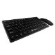 Εικόνα της Πληκτρολόγιο-Ποντίκι Lamtech Mini Wireless Black (GR) LAM020854