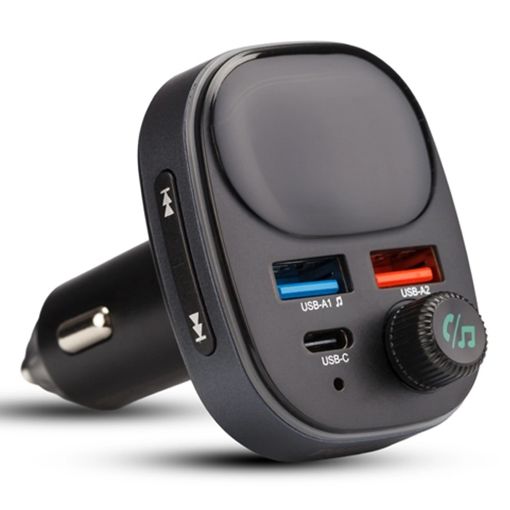 Εικόνα της FM Transmitter & Φορτιστής Αυτοκινήτου Philips Bluetooth Black DLP5531NB/GRS