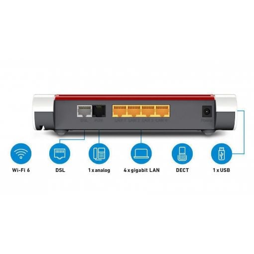 Εικόνα της Modem Router AVM Fritz!Box 7530 AX Wi-Fi 6 Dual-band International Edition 20002944