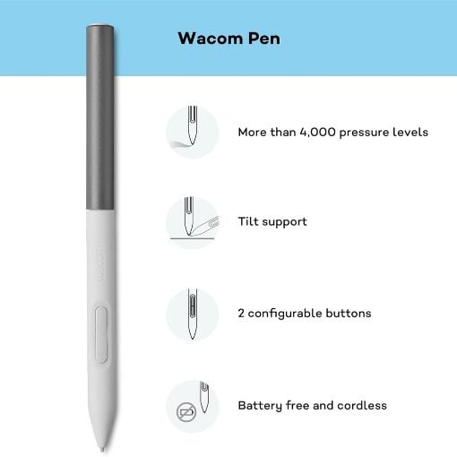 Εικόνα της Wacom One Pen Tablet Small CTC4110WLW1B
