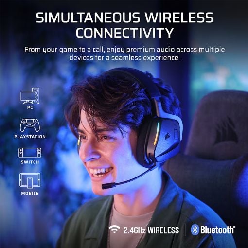Εικόνα της Headset Corsair Void Max v2 RGB Wireless Black CA-9011388-WW