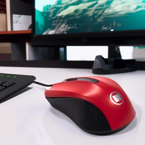 Εικόνα της Ποντίκι Lamtech Wireless Red LAM021257