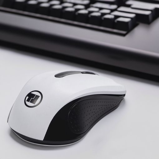 Εικόνα της Ποντίκι Lamtech Wireless White LAM021271