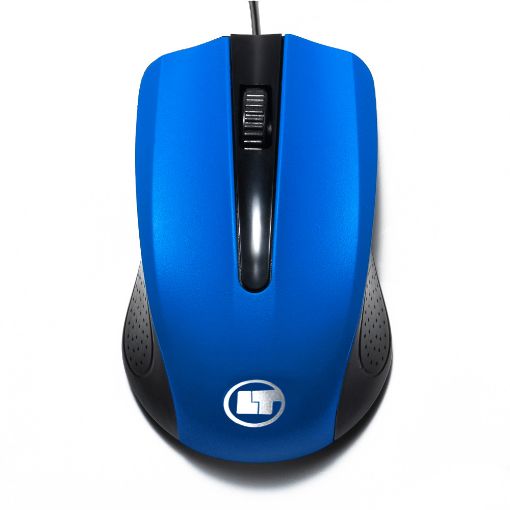 Εικόνα της Ποντίκι Lamtech Wired Blue LAM021240