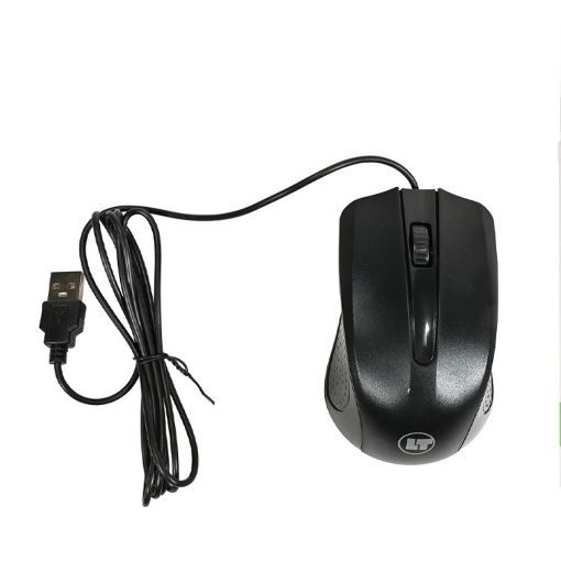 Εικόνα της Ποντίκι Lamtech Wired Black LAM021202