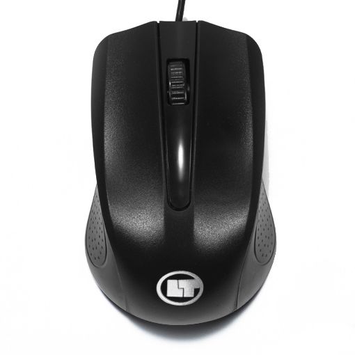 Εικόνα της Ποντίκι Lamtech Wired Black LAM021202