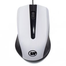 Εικόνα της Ποντίκι Lamtech Wired White LAM021196