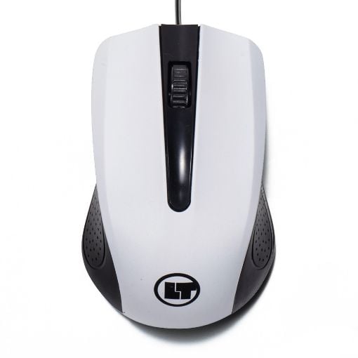 Εικόνα της Ποντίκι Lamtech Wired White LAM021196