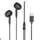 Εικόνα της Handsfree Lamtech USB-C Black LAM020946