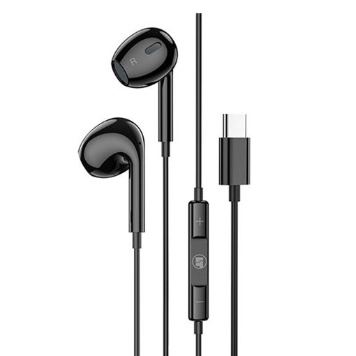 Εικόνα της Handsfree Lamtech USB-C Black LAM020946