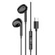 Εικόνα της Handsfree Lamtech USB-C Black LAM020946