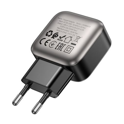 Εικόνα της Φορτιστής Lamtech USB-A QC3.0 18W με Καλώδιο Lightning 1m White LAM020182