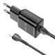 Εικόνα της Φορτιστής Lamtech USB-A QC3.0 18W με Καλώδιο Lightning 1m Black LAM020151