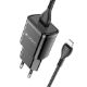 Εικόνα της Φορτιστής Lamtech USB-A QC3.0 18W με Καλώδιο Lightning 1m Black LAM020151