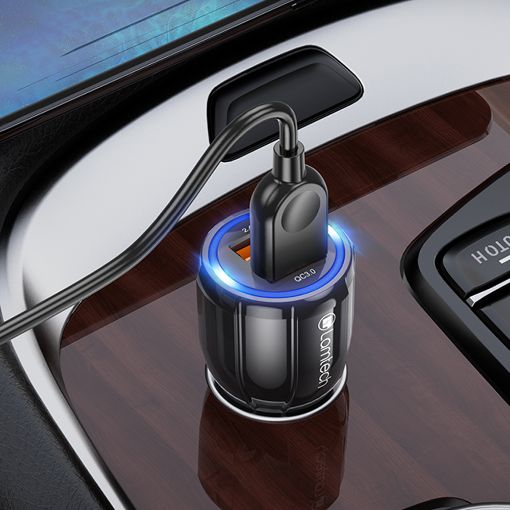 Εικόνα της Φορτιστής Αυτοκινήτου Lamtech Dual USB-A LAM021011