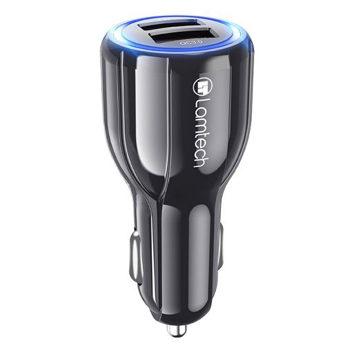 Εικόνα της Φορτιστής Αυτοκινήτου Lamtech Dual USB-A LAM021011